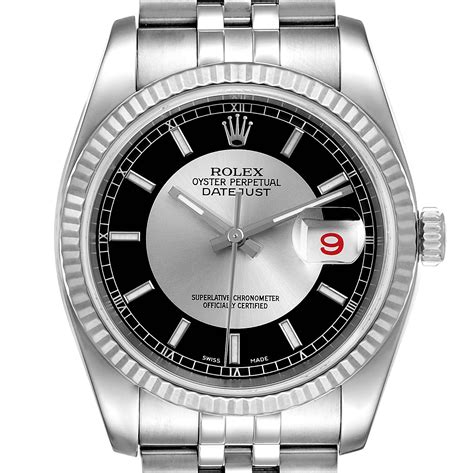 rolex datejust tuxedo dial|rolex datejust 36mm 116234.